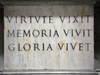 Francesco Alciati, Grabmal S. Maria degli Angeli, Motto