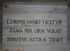 Pietro Paolo Parisi, Grabmal S. Maria degli Angeli, Motto