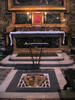 Fabrizio Paolucci, Grabmal S. Marcello al Corso, Standort Cappella Paolucci, Altar, Boden