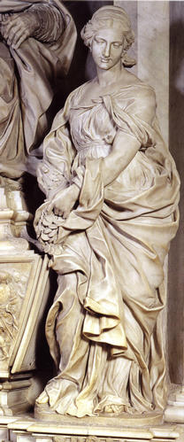 Leo XI., Grabmal S. Pietro in Vaticano, Abundantia