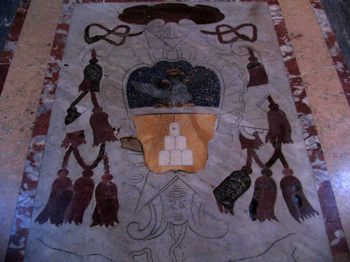 Benedetto Veterani, Grabmal S. Maria in Vallicella, Wappen