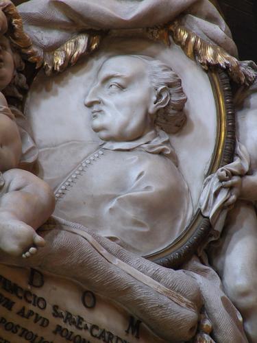 Camillo Paolucci, Grabmal S. Marcello al Corso, Porträt