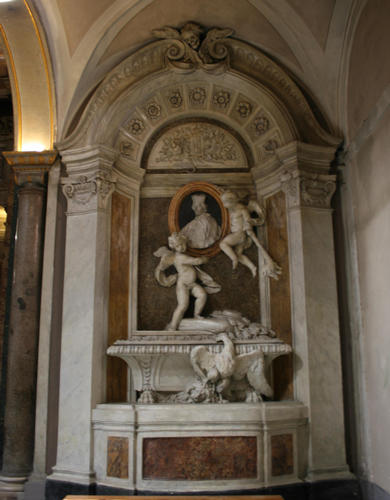 Carlo Bichi, Grabmal S. Agata dei Goti, Standort