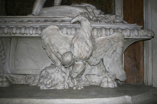 Carlo Bichi, Grabmal S. Agata dei Goti, Tiere
