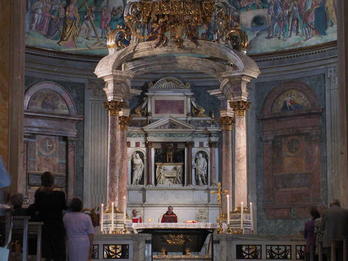 Bernardino Lopez de Carvajal, Grabmal S. Croce in Gerusalemme, Standort