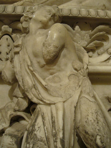 Francisco Cisneros, Grabmal S. Ildefonso, Detail