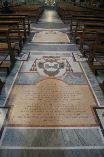 Flaminio Piatti, Grabmal in Il Gesù, Gesamtansicht
