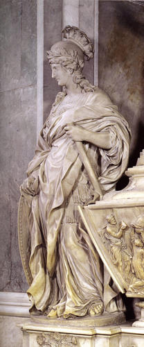 Leo XI., Grabmal S. Pietro in Vaticano, Fortitudo