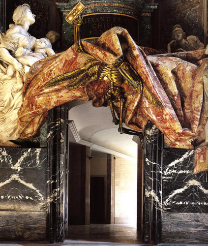 Alexander VII., Grabmal S. Pietro in Vaticano, Gang