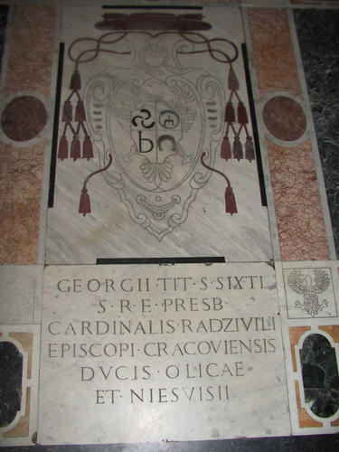 Georg de Radzivil, Grabmal Il Gesù, Gesamtansicht