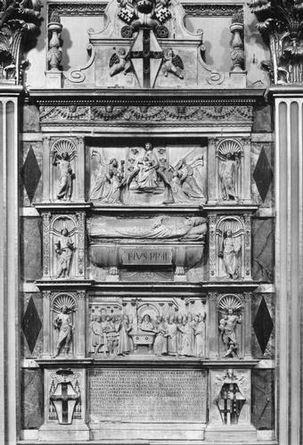 Pius II., Grabmal S. Andrea della Valle, Gesamtansicht
