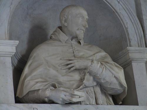 Giovanni Garzia Millini, Grabmal S. Maria del Popolo, Porträtbüste