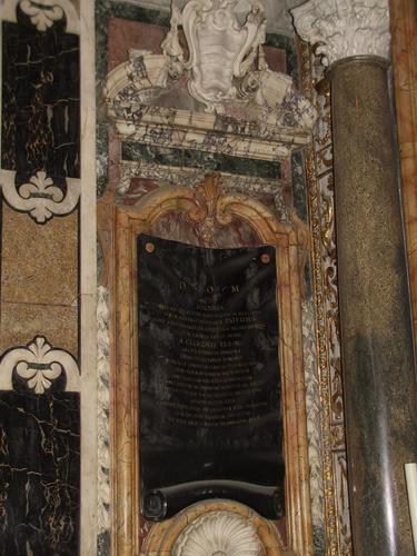 Giovanni Patrizi, Grabmal S. Maria Maggiore, Epitaph 