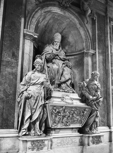 Leo XI., Grabmal S. Pietro in Vaticano, Gesamtansicht