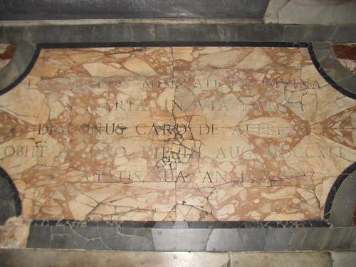 Lorenzo Altieri, Grabmal S. Maria in Campitelli, Inschrift 