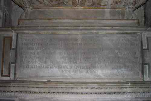 Ludovico_Podocataro_Grabmal_Inschrift