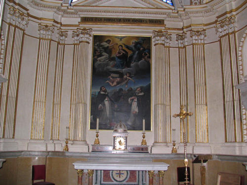 Fausto Poli, Grabmal S. Crisogono in Trastevere, Standort, Poli-Kapelle