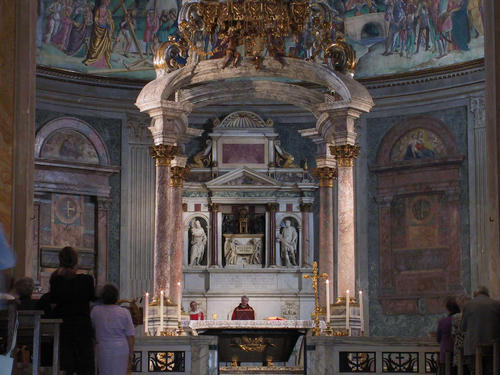  Francisco Quiniones, Grabmal S. Croce in Gerusalemme, Standort
