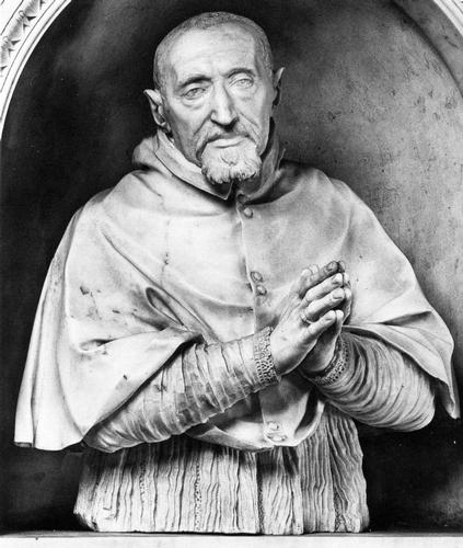 Roberto Bellarmino, Grabmal SS. Nome di Gesù, Büste