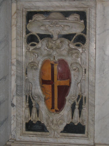 Prospero Santacroce, Grabmal S. Maria Maggiore, Wappen