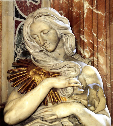 Alexander VII., Grabmal S. Pietro in Vaticano, Veritas Detail