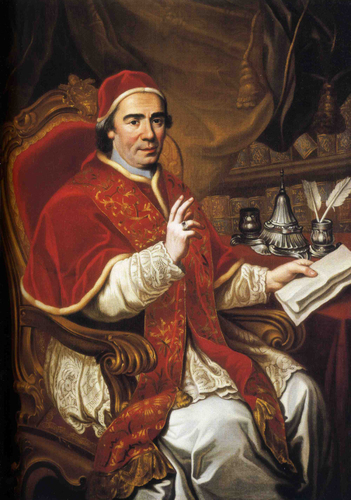 Clemens XIV, Bildnis (Milione)