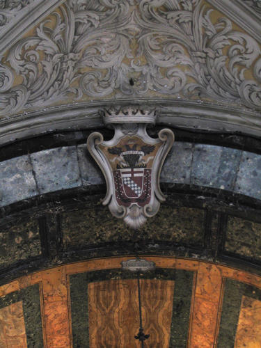 Lorenzo Cibo, Grabmal S. Maria del Popola, Wappen